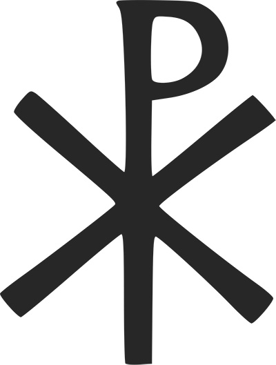 The Chi Rho: "In hoc signo vinces!" ("With this sign thou shalt conquer!")