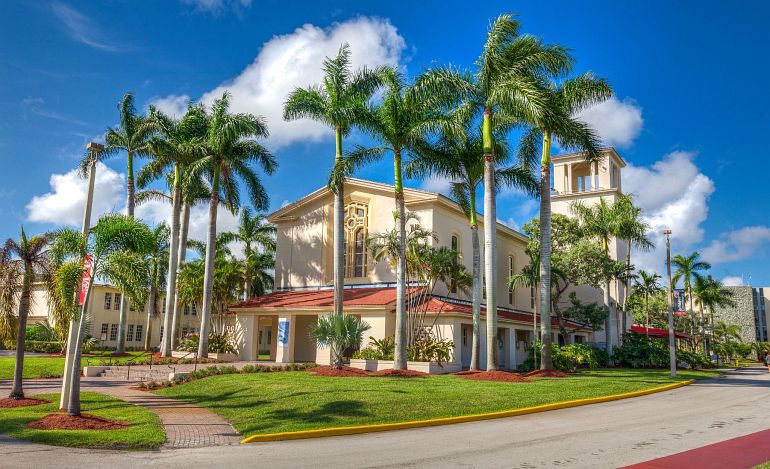 Publicity photo of Barry University, where the late Sister Jeanne O'Laughlin served as president for 23 years and chancellor for another five.