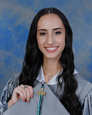 Sophia Eberhard, co-valedictorian, Archbishop McCarthy High