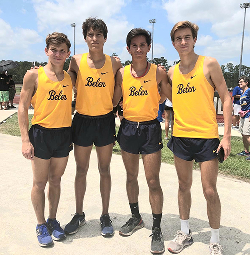 Belen Jesuit's 4x800 relay team, which placed sixth in 8:00.19, consisted of Aiden Villasuso, Sebastian Castillo, Michael Sanchez and Sebastian Roa.