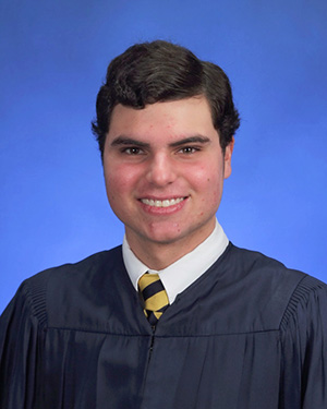 Guillermo Molero, valedictorian, Belen Jesuit