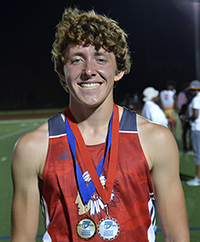 Cardinal Gibbons' Jimmy Nutt took first place in the pole vault, giving him an individual state championship in Class 2A Florida Track and Field.