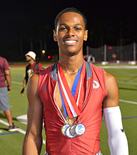 Cardinal Gibbons' Craig Saddler had two top-5 finishes in hurdles, helping the school post its best state-meet track finish in 32 years in Class 2A.