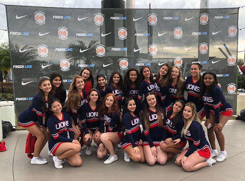 Chaminade-Madonna coach Brandee Moore said 10 seniors helped the team score 77.60 in the the Class 1A Large Non-Tumbling semifinals, which gave the team second place. However, only the top team in the semifinals advanced to the finals.