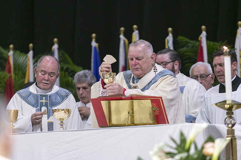 annual celebration of the feast of Our Lady of Charity, Sept. 8, 2019, at the Watsco Center on the University of Miami campus.