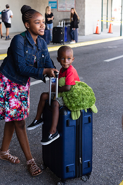 More than 200 visa-carrying Bahamas evacuees arrived Sept. 18 at the Port of Palm Beach following the category 5 Hurricane Dorian. The Florida-based Bahamas Paradise Cruise Line concluded its second humanitarian round trip mission by providing the transportation from Florida to Freeport, Grand Bahama, bringing along some 400 volunteers, first responders and search & rescue workers.