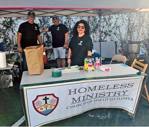 The Church of the Little Flower Homeless Ministry were the first place winners in the People's Choice category of the annual Gables Chili Fest and Cook-Off organized by the Coral Gables Knights of Columbus.