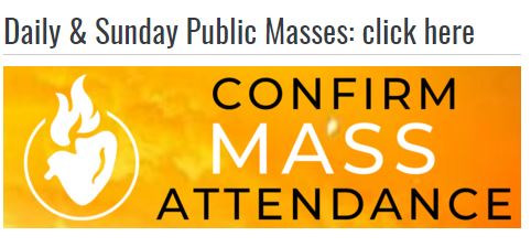 This link on the website of St. Augustine Church and Catholic Student Center in Coral Gables leads to a registration page for parishioners wishing to attend the various Sunday Masses after these resume the weekend of May 30-31, 2020.