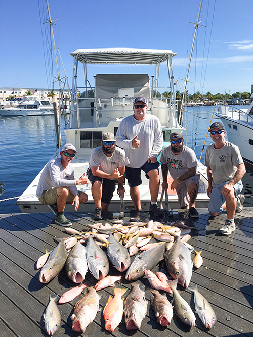 Captain Billy Wickers III, owner of two Key West charter fishing boats, Linda D VI and Linda D V, has been participating in the new “St. Peter’s Fleet” charitable project in Monroe County putting fishermen back to work while providing food source for local needy families and shut ins.