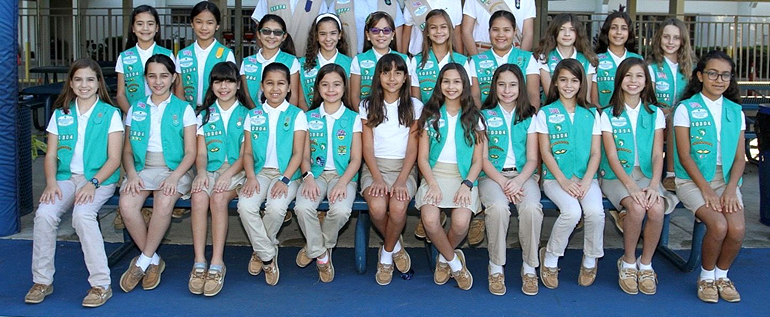 Junior Girl Scout Troop 10304 has colored and sent encouraging cards to patients, hospital staff and senior home residents.