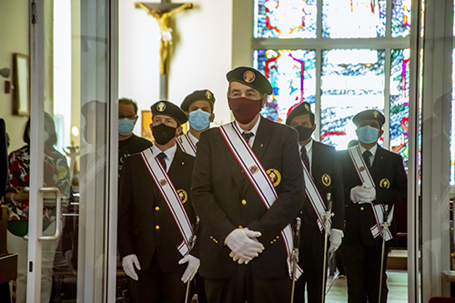 Nearly 230 faithful gathered for a special prayer service July 3, 2020 at St. John XXIII Church in Miramar, marking the visit of the Silver Rose Pilgrimage through the Archdiocese of Miami. The event was hosted by the Knights of Columbus Council 14390 and the caravan across South Florida was led by the Knights on Bikes.