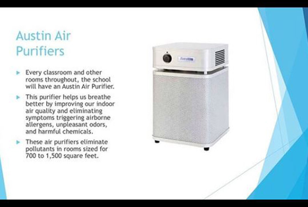 Mother of Our Redeemer School has invested in air purifiers for each classroom as part of their response to the COVID-19 pandemic.