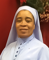 Sister Sister Nina Opara, Daughters of Mary, Mother of Mercy, marking 25 years of religious profession.