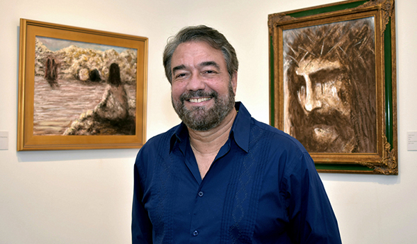 Cesar Garcia says that painting his Conversation with Christ series helped him through his own spiritual crisis.