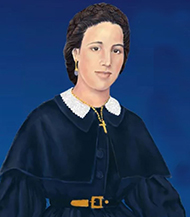 Venerable Mother Henriette Delille founded the Sisters of the Holy Family. She died in 1862.