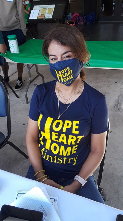 Carmenza Ortiz is a member of the Hope, Heart & Home ministry at Our Lady of the Holy Rosary-St. Richard Parish in Cutler Bay.