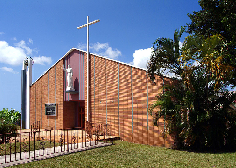 Holy Redeemer was founded in 1950, predominantly by Catholics from the Bahamas. The Liberty City parish is now the oldest black Catholic Church in the Archdiocese of Miami.