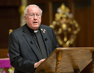 Father Michael McNally received one of three 2020 St. Vincent de Paul awards for exemplary dedication to the seminary's mission. He taught at St. John Vianney College Seminary in Miami from 1975 to 1979, and at St. Vincent de Paul from 1982 to 1993. He is also the premier Catholic historian of Florida.