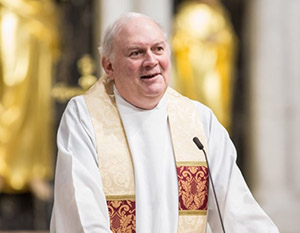 Msgr. Christopher J. Schreck received one of three 2020 St. Vincent de Paul awards for exemplary dedication to the seminary's mission. He devoted more than 30 years to seminary education and administration, first as academic dean, associate professor, and professor of sacred scripture at St. Vincent de Paul, and subsequently at St. Charles Borromeo Seminary in Overbrook, Philadelphia.