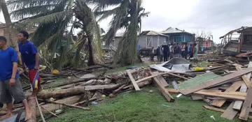 Imagen de algunos de los destrozos causados por el huracán Eta en la diócesis de Siuna, Nicaragua, proporcionada por el P. Flavio Murillo, vicario general de la diócesis. Eta golpeó como una tormenta de categoría 4 el 3 de noviembre de 2020. Un segundo huracán, Iota, golpeó la misma zona 14 días después.