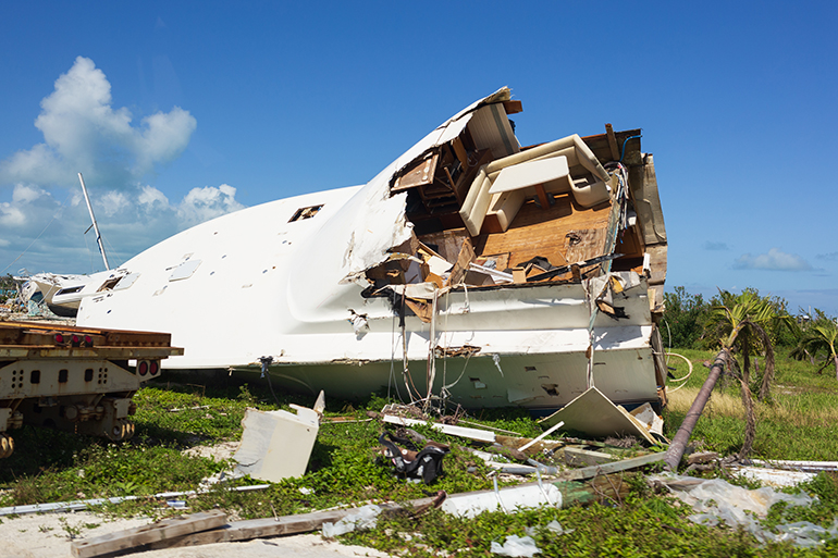 Damage was still clearly visible this February in Marsh Harbour in Abaco following 2019's Hurricane Dorian. Catholic Charities of the Archdiocese of Miami is now facilitating the disbursement of a $ 340,000 grant for rebuilding awarded by Catholic Charities USA.