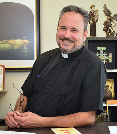 Father David Zirilli said he liked the idea of buying Stations of the Cross next to the original Church of the Nativity in Bethlehem.