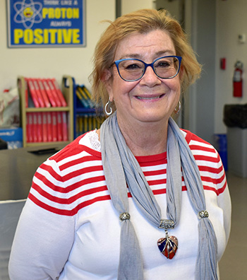 "She's been amazing," instructor Diane Enten said of Kaitlyn Urruela during the student's first year in independent study at St. Thomas Aquinas High School.