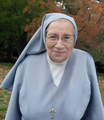 Salesian Sister Yamile Saieh: Born May 1, 1937; professed first vows Aug. 5, 1960; died Feb. 14, 2021. This is one of the last photos taken of her after she moved to the Salesian motherhouse in New Jersey.