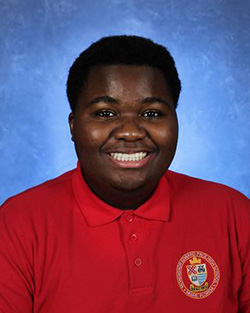 Carl Marius, a junior at Msgr. Edward Pace High School in Miami Gardens, won a gift package and $ 100 for his essay on the Venerable Pierre Toussaint, submitted for the Black Catholic History contest sponsored by the Archdiocese of Miami.