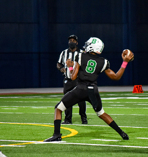 St. Brendan High sophomore Damari Charlton moved from wide receiver to signal caller this season, and threw for 1,338 yards and 20 touchdowns.