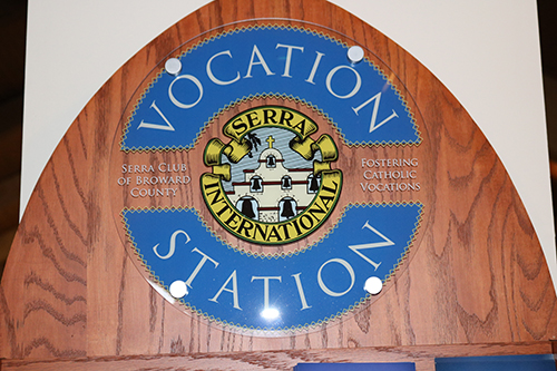 St. Gabriel Church in Pompano Beach features a Vocation Station courtesy of the Serra Club of Broward County.