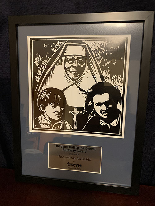 In February 2021, Encuentros Juveniles, an archdiocesan youth movement for people ages 14-25, was  recognized by the National Federation for Catholic Youth Ministry, and received the St. Katharine Drexel Pathway Award.