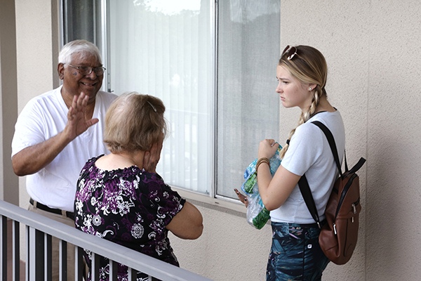 Volunteers from St. Edward Parish in Pembroke Pines prepared hot meals and checked in on senior citizen residents of the expansive Century Village housing development in Pembroke Pines after Hurricane Irma hit in September 2017. It's an example of how clergy and members of faith communities can be protective conduits of the well-being and safety of older congregants.