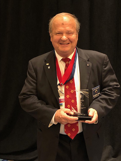 Carlos Coton, Grand Knight of the San Marcelino Champagnat Council based at St. Brendan Church in Miami, was named Florida's Knight of the Year by the Florida State Council of the Knights of Columbus at their annual convention, May 29, 2021.