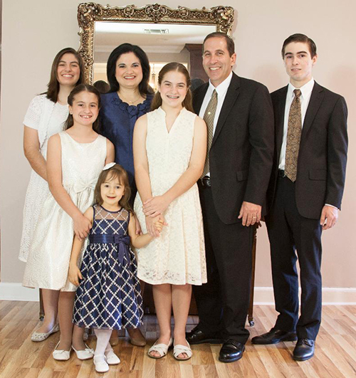 Deacon Sergio Rodicio gathers with his wife, Lenore, and children ages 21 to 7. He talked to the Florida Catholic about the joys and the challenges of the vocation of fatherhood.