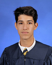 Diego Garmendia, salutatorian, Belen Jesuit Prep