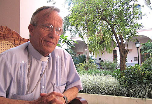 Mons. Alfredo Petit durante una entrevista en la Casa Sacerdotal de La Habana. Nació el 24 de julio de 1936; fue ordenado el 21 de diciembre de 1961; fue ordenado obispo el 12 de enero de 1992; falleció el 7 de agosto de 2021.