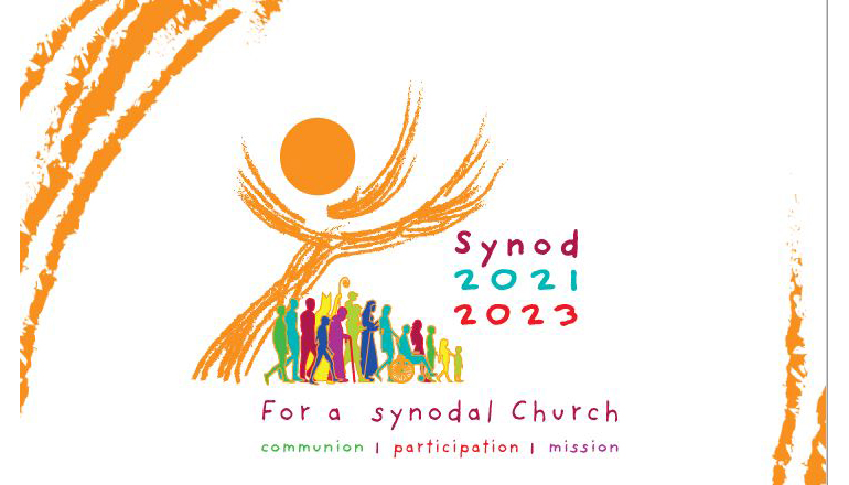 Vatican logo for the 16th Synod of Bishops, the "Synod on Synodality," to be held in Rome in October 2023.