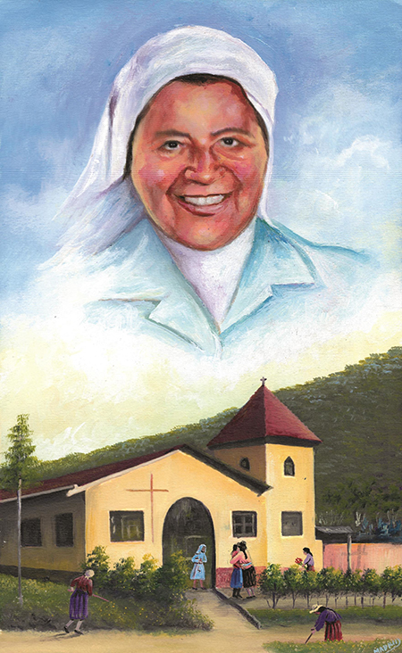 Sor Agustina Rivas de la congregación de Nuestra Señora de la Caridad del Buen Pastor.