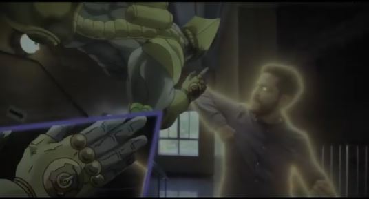 An epic battle: Villain Dio Brando and teacher  Eugene Cruz face off for the right to be anime club moderator at Immaculata-La Salle High School in "Showdown." The short film, part anime and part live action, was created by Immaculata-La Salle senior Sean Betancourt, and will be released before the end of 2021.