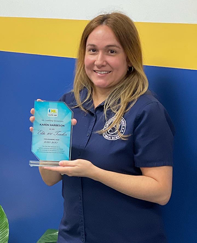 Mother of Christ School's second-grade teacher, Karen Harbeson, has been named to IXL's Elite 100 for the 2020-2021 school year.