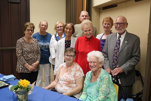 Members of the Serra Club of Broward County gather May 14, 2022, following a club event and awards ceremony.