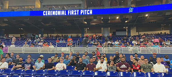 Archdiocesan seminarians make time for fun, attending a Marlins game during their annual convocation, which took place Aug. 1-4, 2022.