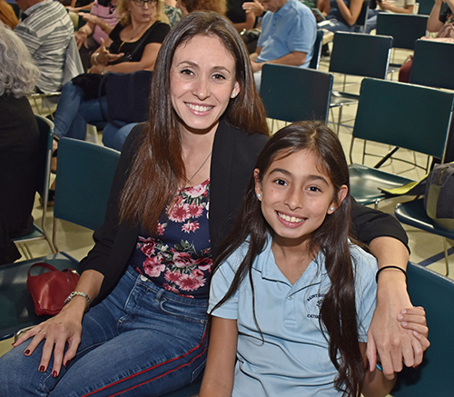 The film "What About the Kids?" was touching and innovative, said Nina Annable, who brought daughter Alessandra to the screening at St. Gregory School in Plantation on Sept. 16, 2022.