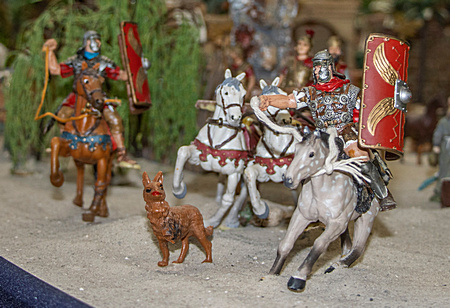 The Nativity at Gesu Church in Miami features 1500 figurines and took close to 50 working hours to assemble.
