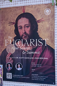 As part of its 75th anniversary celebration, St. Rose of Lima Parish in Miami Shores hosted theologians Scott Hahn and John Bergsma to speak on "The Eucharist: Our Source and Summit," March 4, 2023.