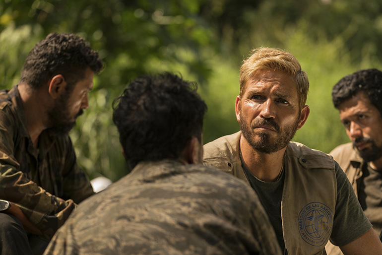 Jim Caviezel stars in a scene from the  movie “Sound of Freedom.” The OSV News classification of the theatrical version was A-III -- adults. The Motion Picture Association rating was PG-13 – parents strongly cautioned. Some material may be inappropriate for children under 13. (OSV News photo/Angel Studios)