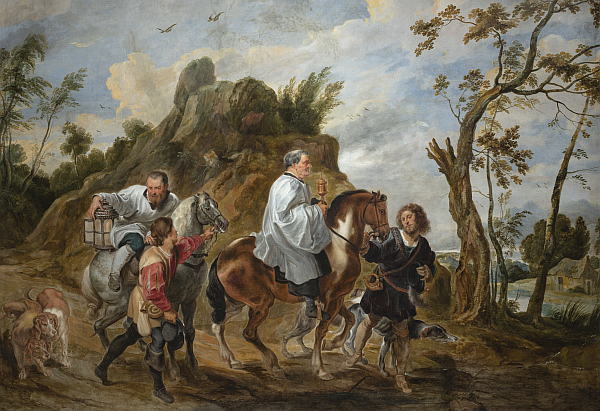 This Rubens painting, with its wild-lookind landscape, shows the action and emotion of the Baroque era. It's part of "Faith, Beauty and Devotion," an upcoming exhibit at Belen Jesuit Preparatory School in Miami.