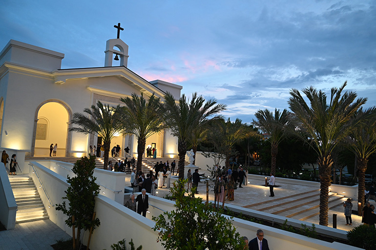 Members of the community were on hand at St. Agnes Parish in Key Biscayne for an evening Mass Sept. 15, 2023, during which Archbishop Thomas Wenski dedicated and consecrated the parish's new church.