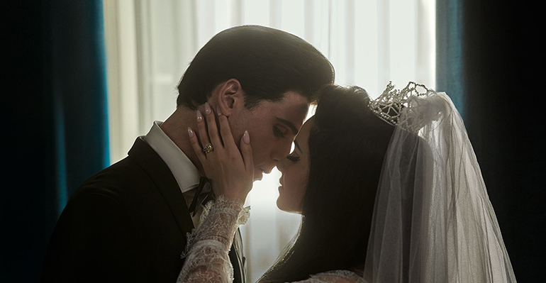 Jacob Elordi as Elvis and Cailee Spaeny as Priscilla Presley star in a scene from the movie “Priscilla.” The OSV News classification is A-III - adults. The Motion Picture Association rating is R -- restricted. Under 17 requires accompanying parent or adult guardian. (OSV News photo/A24)